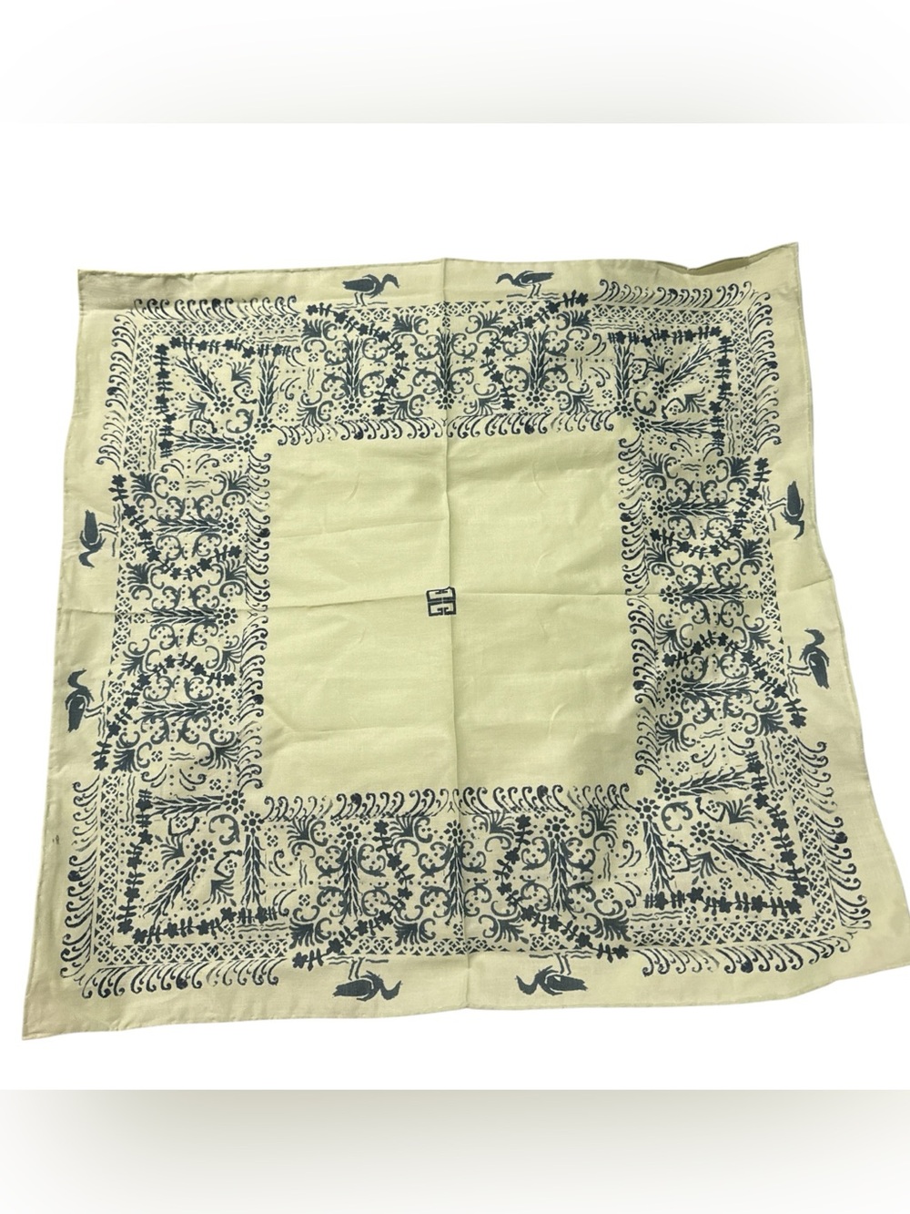 Givenchy Bird Bandada Printed Scarf 'Lime'